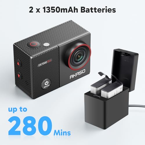 AKASO EK7000 Pro 4K Action Camera with Touch Screen, Waterproof G537