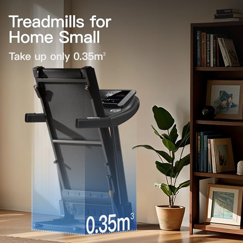 CURSOR FITNESS Folding Treadmill with Pulse Sensor I283641
