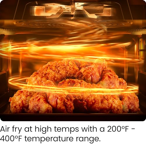 CHEFMAN Multifunctional Digital Air Fryer Rotisserie Dehydrator Convection Oven, 10L, Black B811909
