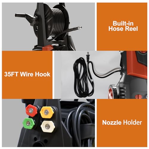 Electric Pressure Washer 5000PSI 3.5GPM with 20FT Hose J280