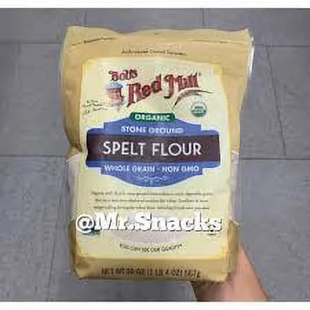 Bob's Red Mill Spelt Flour Whole Grain Stone Ground 22 oz Pack of 2 X49472