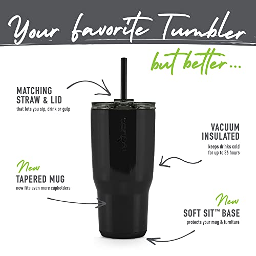 REDUCE Cold1 34 oz Tumbler with Lid and Straw, Vacuum Insulated Stainless Steel D10206