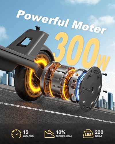 Electric Scooter for Adults with Suspension, 300W, 7.5AH Battery A502058