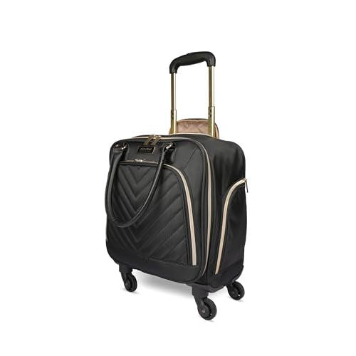 Kenneth Cole REACTION Chelsea Chevron Quilted Luggage, Black, 24-Inch V572