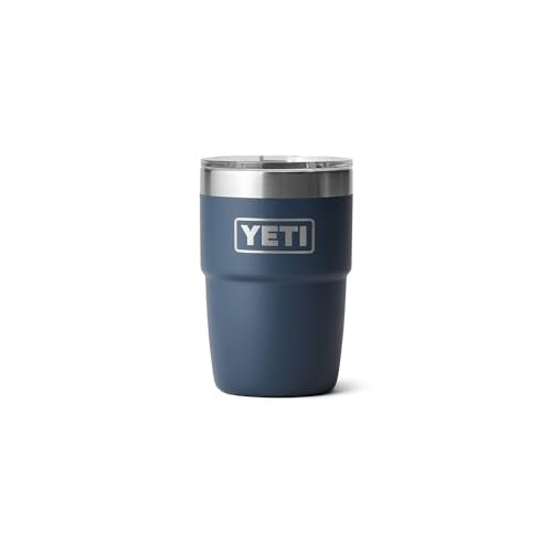 YETI Rambler 8 oz Stackable Cup, Stainless Steel, Vacuum Insulated with MagSlider Lid S120489