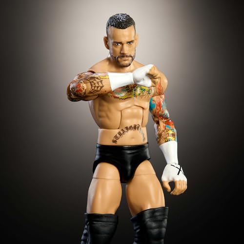 Mattel WWE Top Picks Elite CM Punk 6-inch Action Figure & Accessories Set C737670