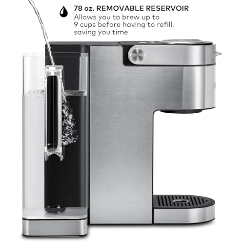 Keurig K-Supreme Plus Single Serve K-Cup Pod Coffee Maker, MultiStream Technology, 78oz Reservoir, Stainless Steel M6597
