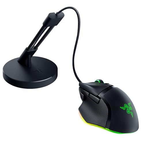Razer Basilisk V3 Ergonomic Gaming Mouse with Chroma RGB, 26K DPI, 11 Programmable Buttons, Classic Black A5165