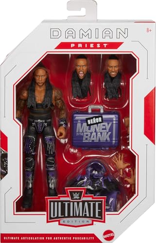Mattel WWE Ultimate Edition Damian Priest Action Figure 6-Inch Collectible Set K3108