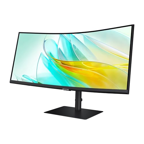 SAMSUNG Viewfinity S65UA 34-Inch Ultrawide QHD Curved Monitor, 100Hz, USB-C, Black B208