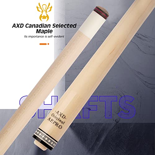 KONLLEN Pool Cue Stick Canadian Maple Billiard Cue Set with Extension and Case I6357