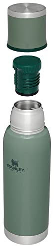 Stanley Adventure-To-Go Vacuum Bottle 25 oz Wide Mouth Insulated Stainless Steel Thermos, Blue Glow D5617