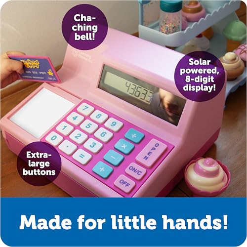 Learning Resources Pretend & Play Calculator Cash Register Toy for Kids H91438
