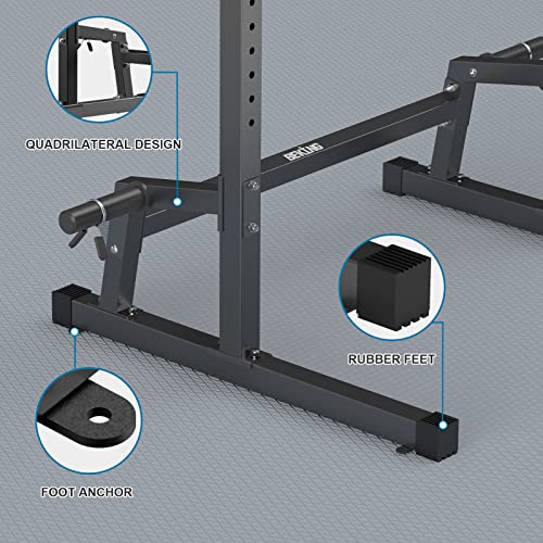 BEKING Power Rack Squat Cage with Pull Up Bar for Home Gym C232257