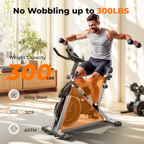 YOSUDA Exercise Bike, Magnetic Indoor Cycling Bike for Home with App Y907945