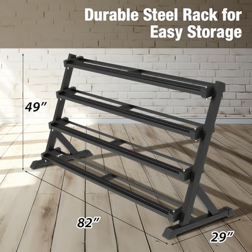 550 lbs Hex Dumbbell Weight Set for Home Gym Strength Training R4407