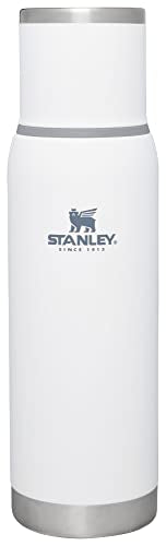 Stanley Adventure-To-Go Vacuum Bottle 25 oz Wide Mouth Insulated Stainless Steel Thermos, Blue Glow D5617