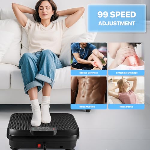 Vibration Plate Exercise Machine for Whole Body Workout R11750