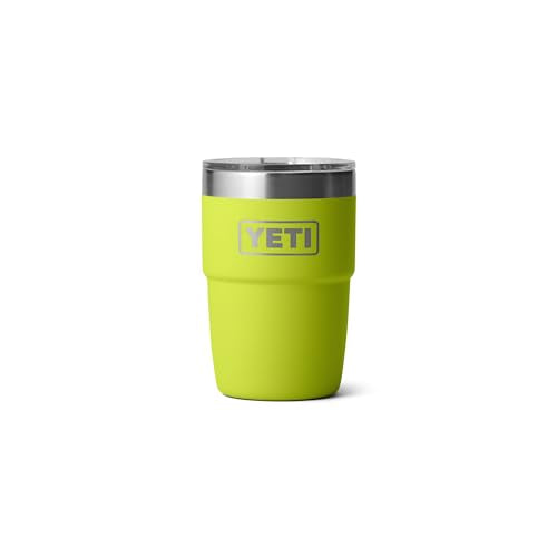YETI Rambler 8 oz Stackable Cup, Stainless Steel, Vacuum Insulated with MagSlider Lid S120489