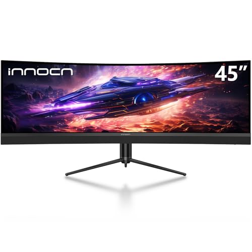 INNOCN 45C1R 45 Inch Ultrawide Curved Gaming Monitor, HDR400, USB-C 90W O61407