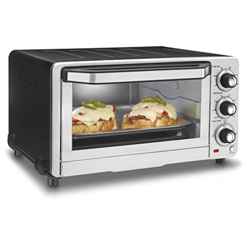 Cuisinart TOB-40N Custom Classic Toaster Oven Broiler, Brushed Stainless and Black T17103
