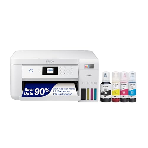 Epson EcoTank ET-2850 Wireless All-in-One Supertank Printer (Renewed) N67134