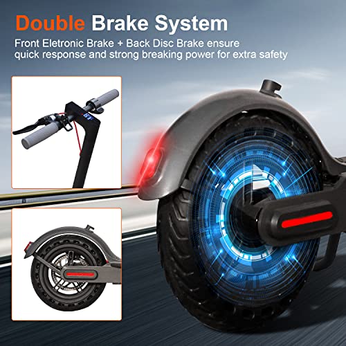 VOLPAM Electric Scooter, 350W/500W, 8.5"/10" Tires, Folding E-Scooter with Dual Braking Q653200