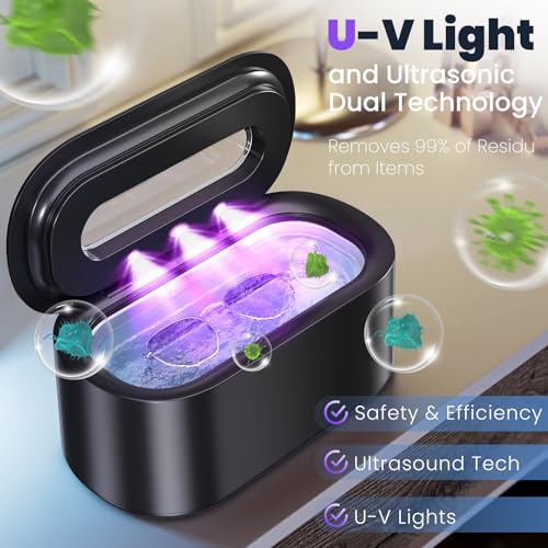 Ultrasonic Jewelry Cleaner 48kHz 12oz with Digital Timer V169663