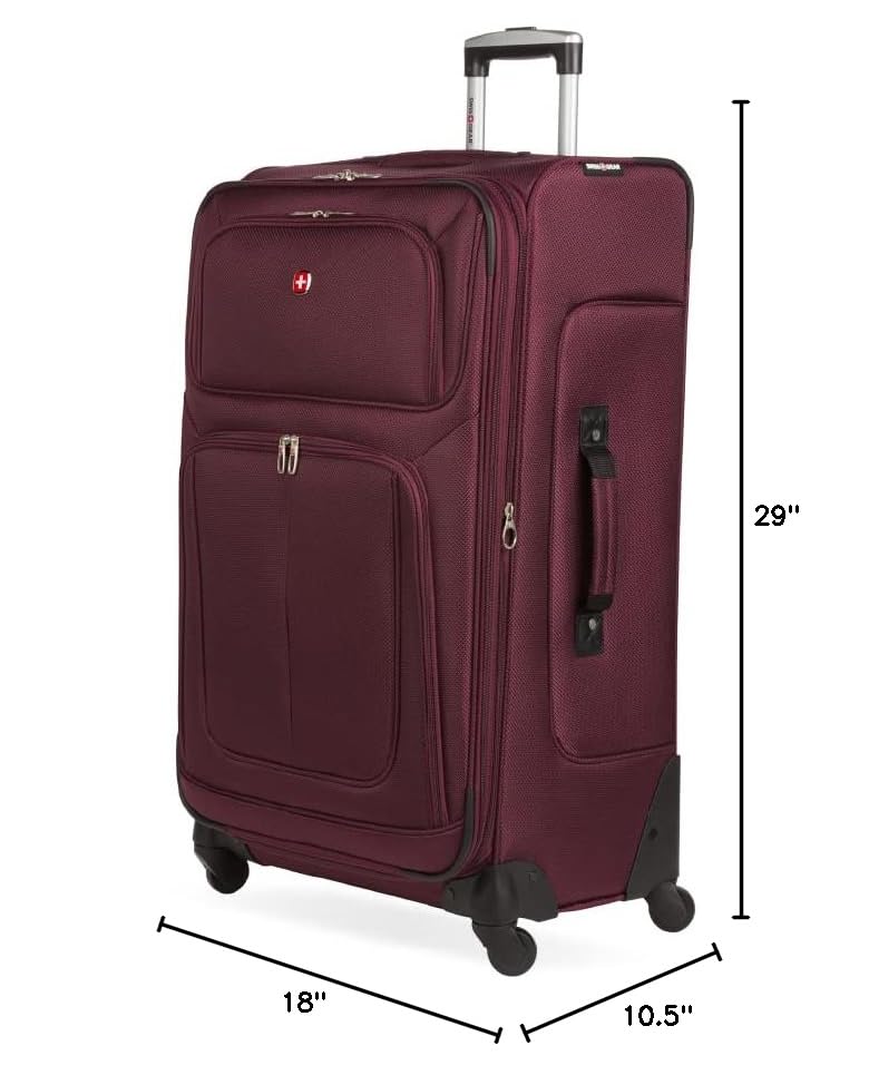 SwissGear Sion Softside Expandable Luggage, Black, 29-Inch C81483