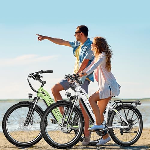 1000 Peak Electric Bike for Adults, 80 Miles Removable Battery, 26" 7-Speed D960