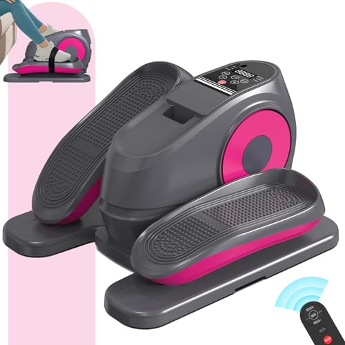 Under Desk Elliptical Machine with Remote Control, Quiet Electric Leg Exerciser L5782