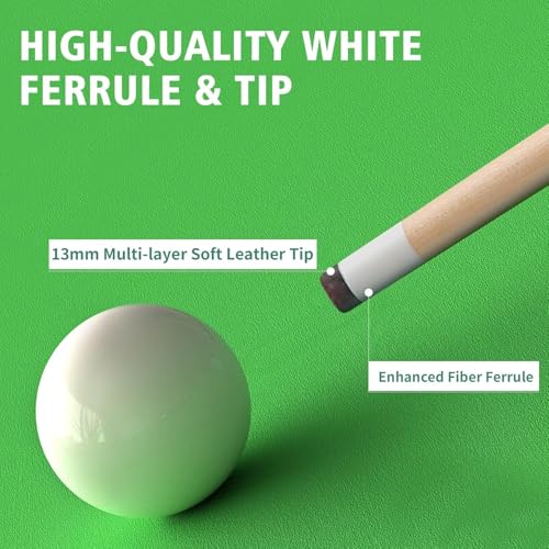 JX Pool Cues for Kids 36 inch Hardwood Billiard Sticks Set of 2 I101889