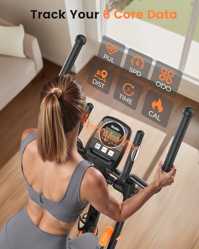 Niceday Elliptical Machine for Home, Magnetic Trainer with 16 Resistance Levels Q78334