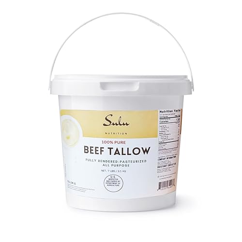 100% Pure Rendered Non GMO Food Grade Beef Tallow 7LBS Q361934