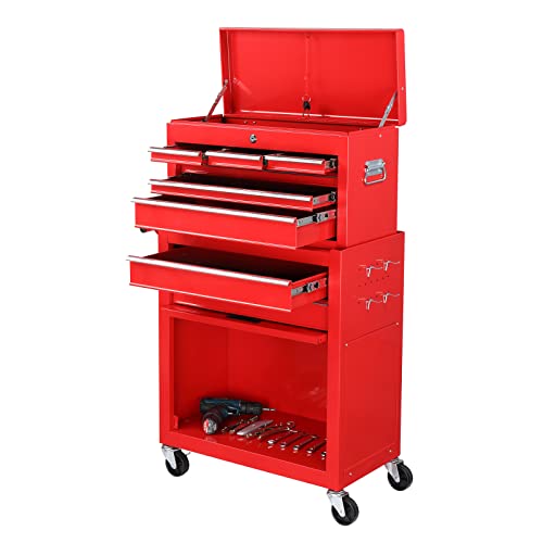 TUFFIOM 5-Drawer Rolling Tool Chest with Lockable Wheels X4579