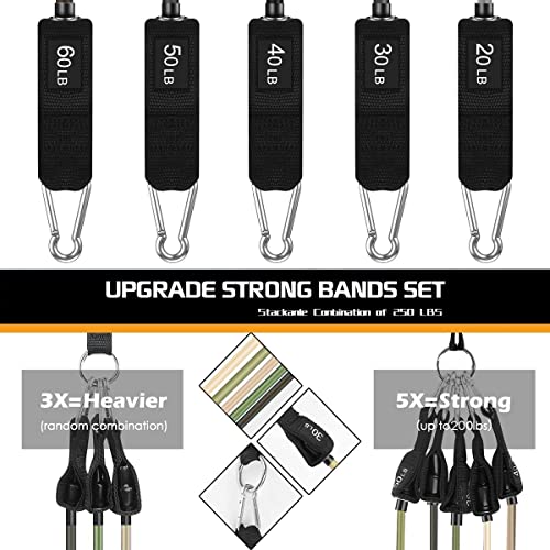 VEICK Resistance Bands with Handles for Home Workout O75059