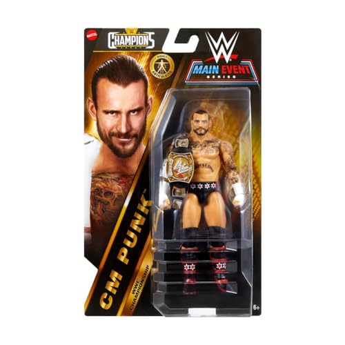 WWE Champions 2025 Wave 4 CM Punk Main Event Action Figure