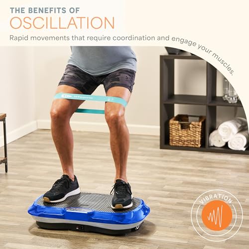 Lifepro Waver Vibration Plate Exercise Machine with Loop Bands V797593