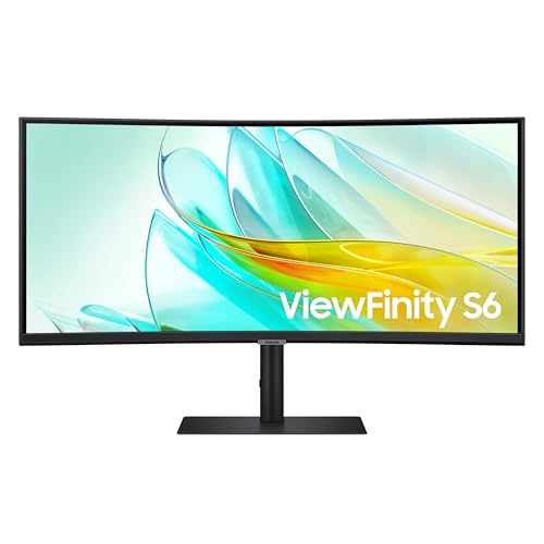 SAMSUNG Viewfinity S65UA 34-Inch Ultrawide QHD Curved Monitor, 100Hz, USB-C, Black B208