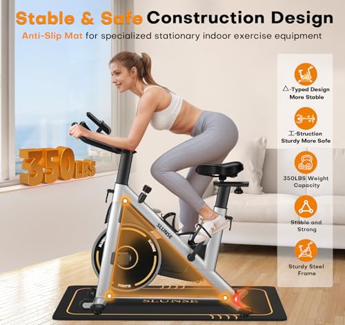Adjustable Magnetic Exercise Bike for Home with App Compatible H403081