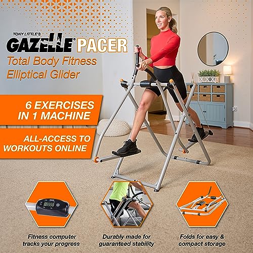 Gazelle Tony Little Total Body Fitness Elliptical Glider for Home Gym P513