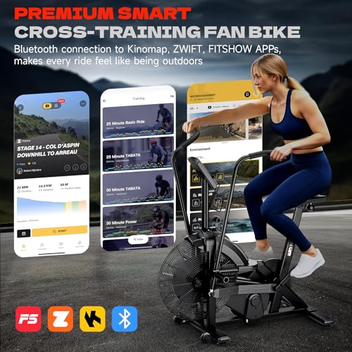 Magnetic Air Resistance Exercise Bike with Dual Action Handlebars L6339