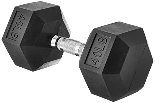 Amazon Basics Rubber Hex Dumbbell K648924