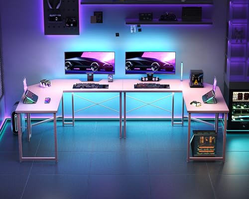 Casaottima L Shaped Gaming Desk Corner Desk for Home Office, 51 Inch, Black M173778