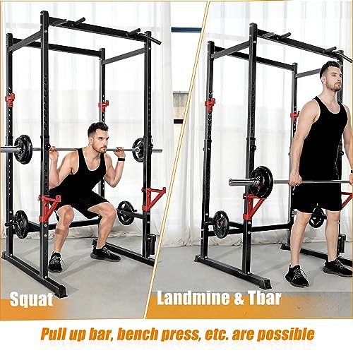 Bongkim Power Rack, Adjustable Squat Stand for Home Gym, 660lb Capacity L49550