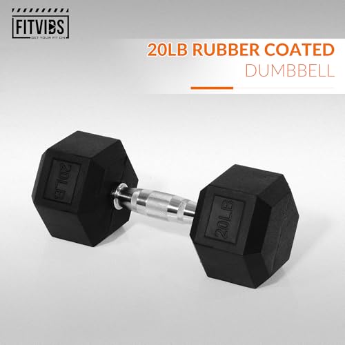 Hex Dumbbells Rubber Coated Hand Weights C709