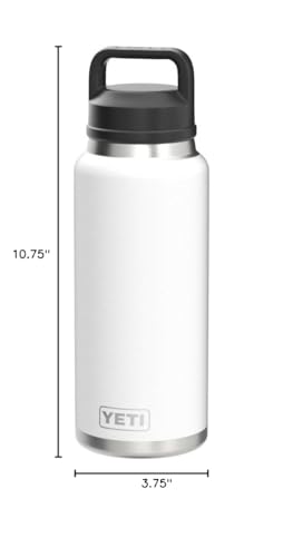 YETI Rambler 36 oz Bottle, Vacuum Insulated, Stainless Steel with Chug Cap M79550