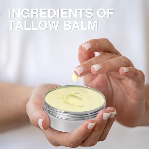 Beef Tallow Balm for Face and Skin Moisturizer, Grass Fed, 2.5oz K54249