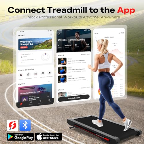Sperax Walking Vibration Pad with APP, 3 in 1 Under Desk Treadmill M5277