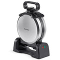 Classic Waffle Iron, Double Belgian Waffle Maker 180°Flip, 1400W Waffle Iron 8 Slices, Rotating & Nonstick Plates with Removable Drip Tray, Cool Touch Handles, Stainless Steel (8 Slices)